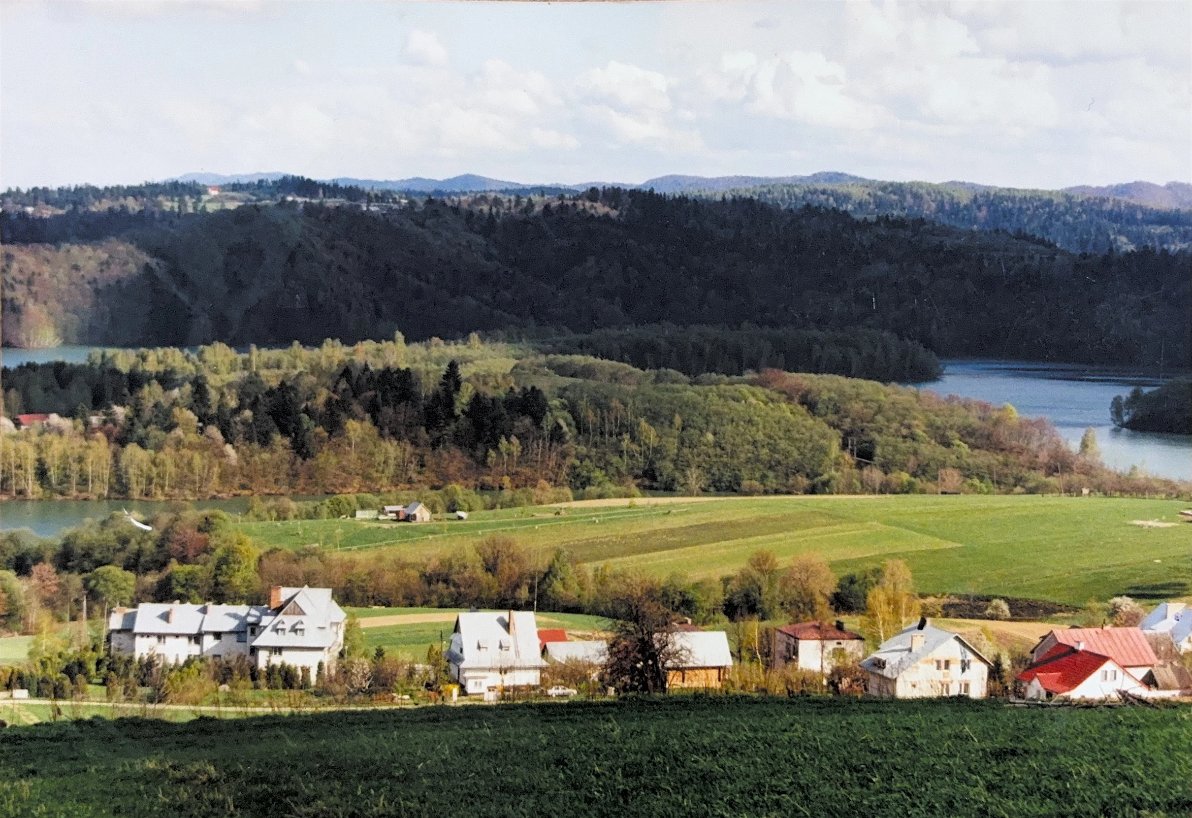 Panorama Polańczyka z lotu ptaka